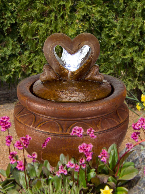 Heart of Hearts Bubbler Fountain