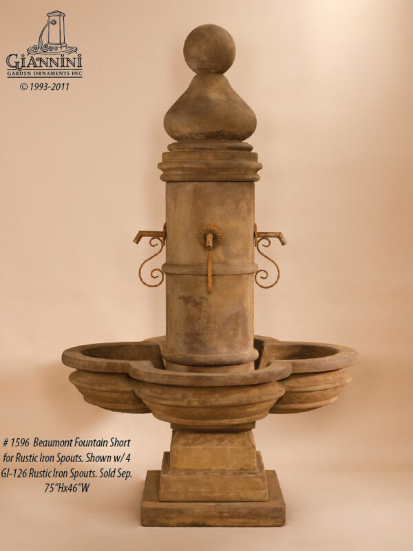 Beaumont Fountain Short w/ Spout Styles