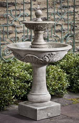 Acanthus Two Tiered Fountain