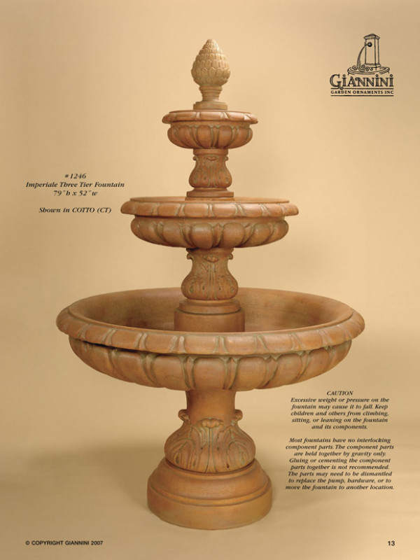 Imperiale Three Tier Fountain