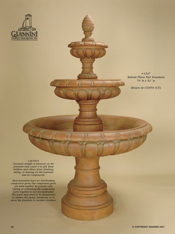 Talenti Three Tier Fountain