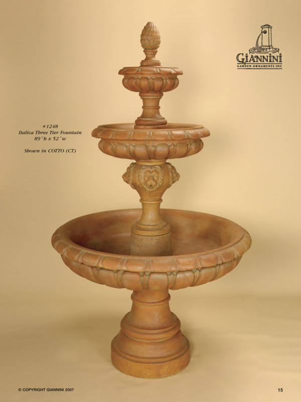 Italica Three Tier Fountain