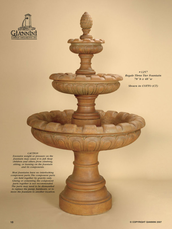 Regale Three Tier Fountain