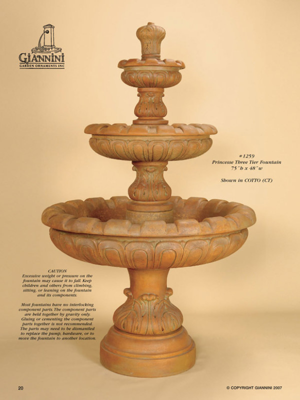 Princesse Three Tier Fountain