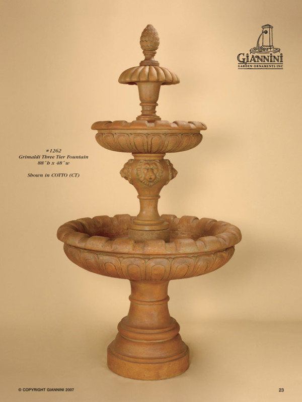 Grimaldi Three Tier Fountain