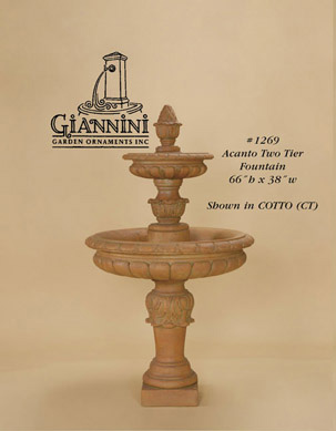 Acanto Two Tier Fountain