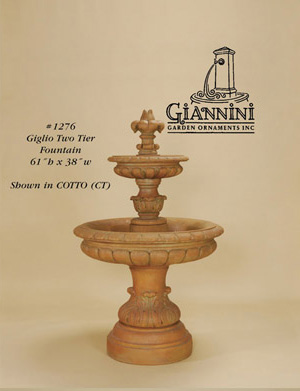 Giglio Two Tier Fountain