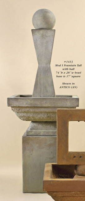 Mod 1 Fountain Tall with Ball