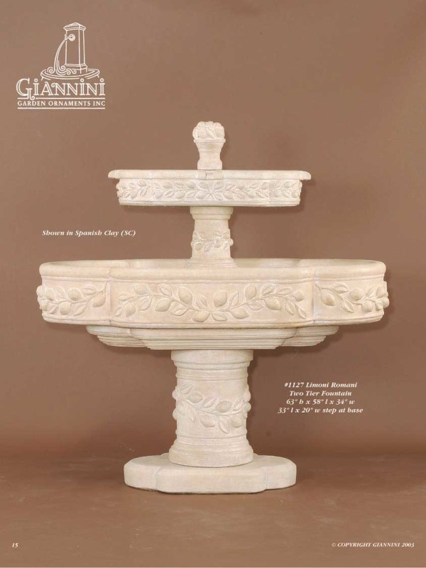 Limoni Romani Two Tier Fountain