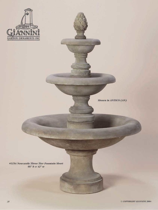 Newcastle Three Tier Fountain Short