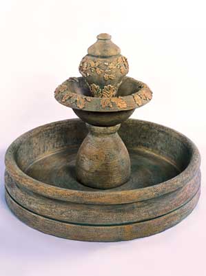 Oak Fountain, with 46" Basin