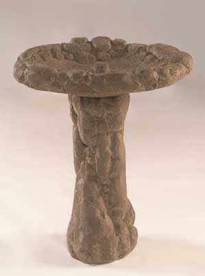 Rock Garden Birdbath