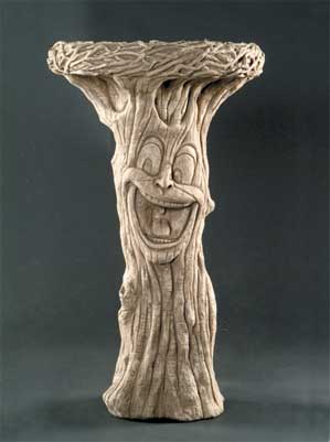 Enchanted Forest Birdbath