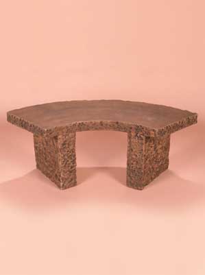 Curved Granite Bench 4-Foot