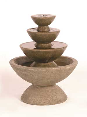 Color Bowl Fountain, 4-Tier