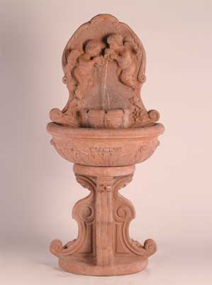 Cherub Wall Fountain, Small