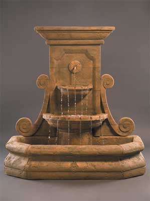 Grande Volute Wall Fountain