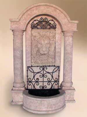 Grand Lion Wall Fountain