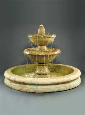 Sonoma Fountain w/Old Euro Basin