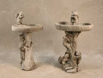 Squirrel Bird Baths