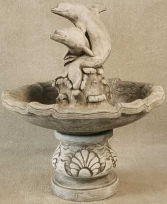 Double Dolphin Fountain