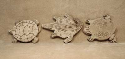 Turtle, Alligator and Frog Step Stones