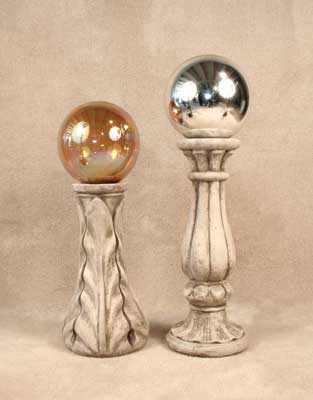 Gazing Ball and Stands