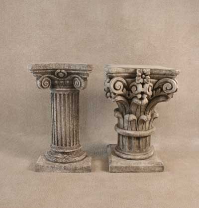 Half Roman and Corinthian Column