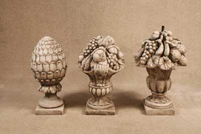 Pineapple Finial, Fruit Baskets