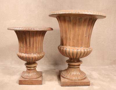 Fluted Urns