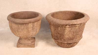 Atherton Urn and Rustic Pot