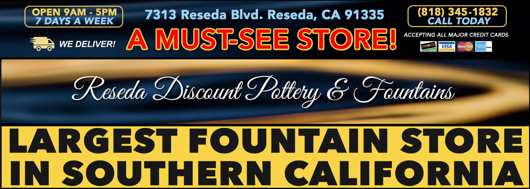 Reseda Discount Pottery & Fountains - Largest Fountain Store in Southern California