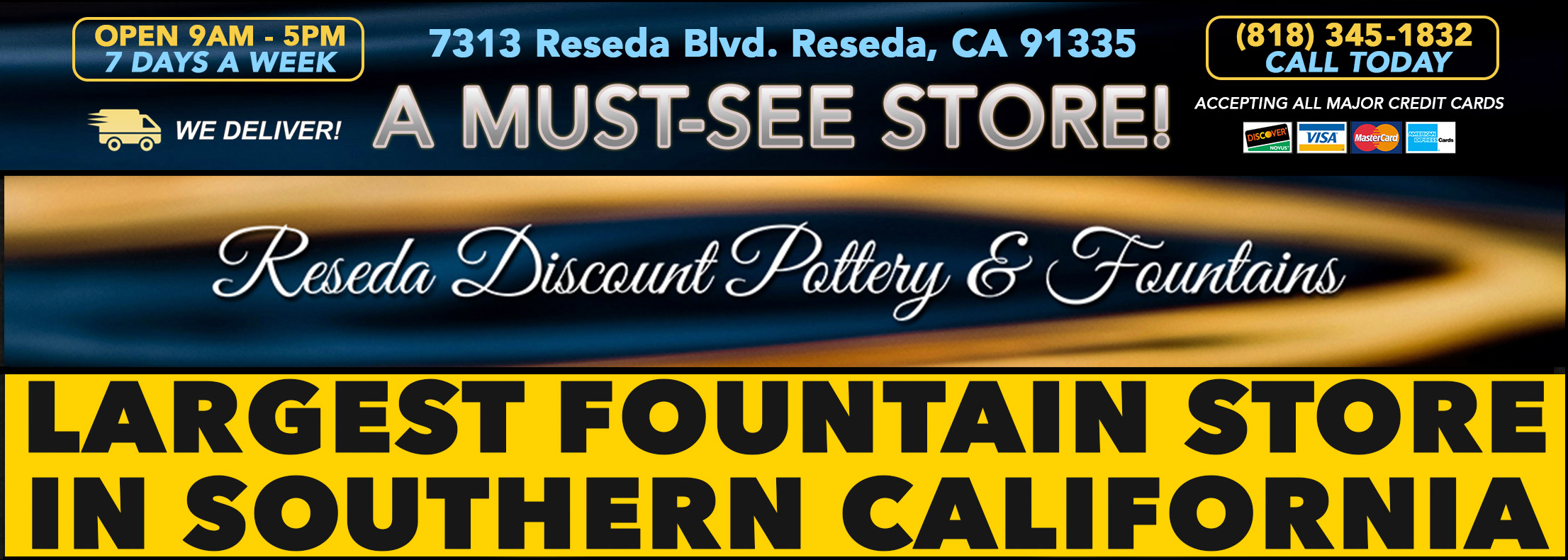 Reseda Discount Pottery & Fountains - Largest Fountain Store in Southern California