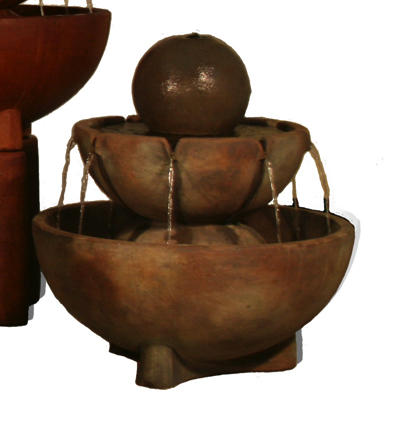 Large Sphere Stone Vessels Fountain        
