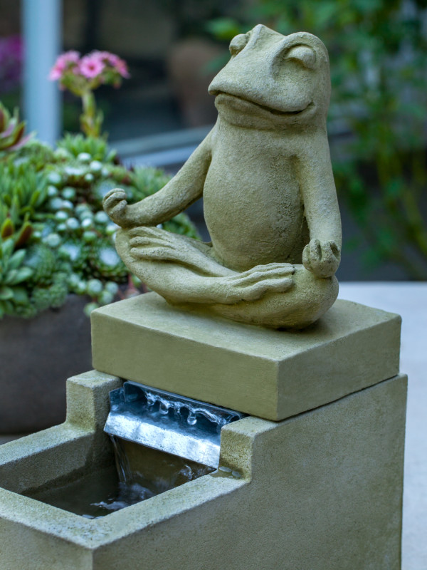 Mini Element Zen Frog Fountain