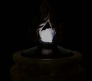 5331F2x-Fiery-Flame-Bubbler-Fountain—Night
