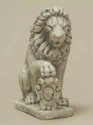 Lion with Shield, Right-Paw
