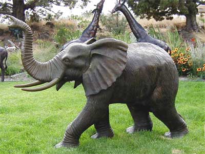 Large Elephant  Trunk Piped