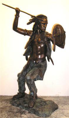 Indian with Spear