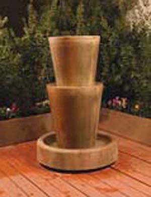 Bi-Level Jug Fountain