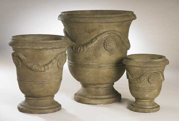3 Ceramic Urns