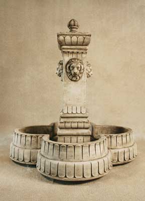 Lion Column Fountain
