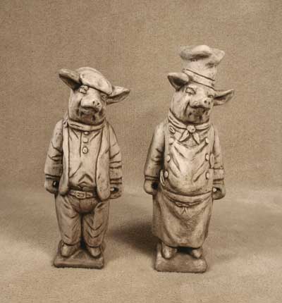 French Pig and Chef Pig